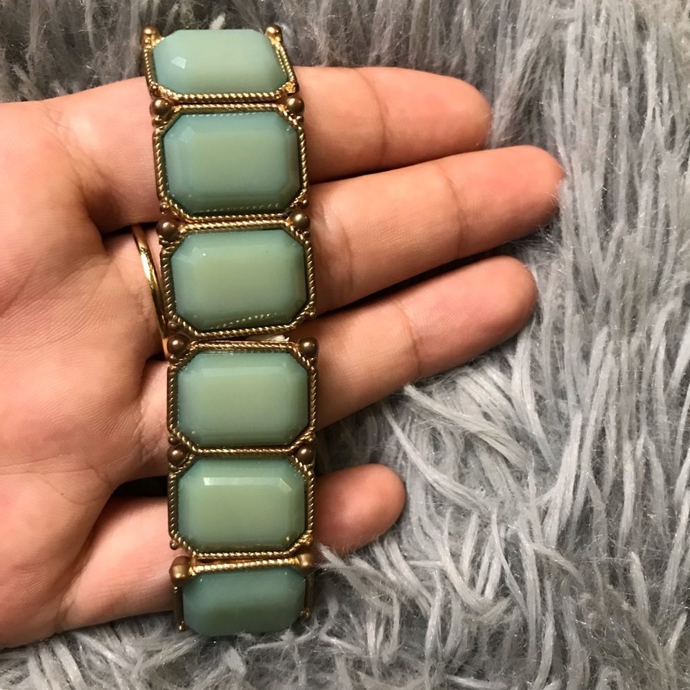 Teal jade Bracelet
